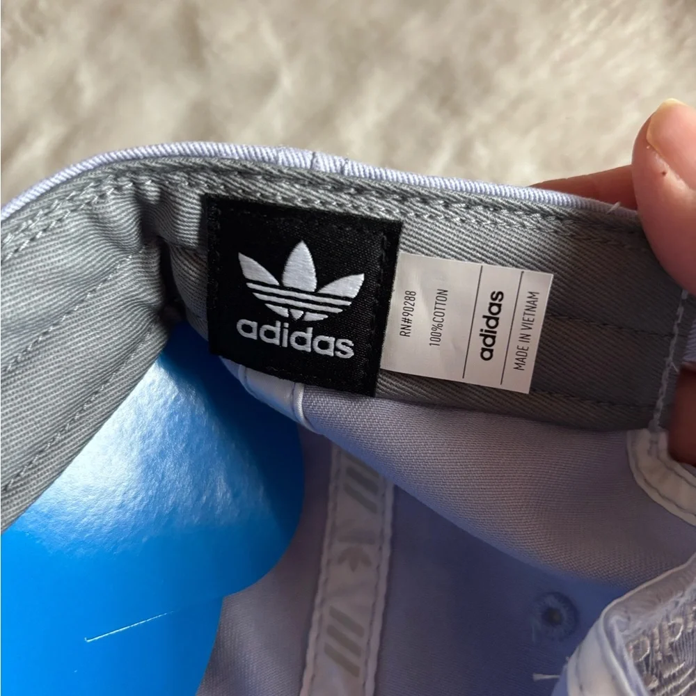 Adidas Adjustable Strapback Cap Casual Everyday Cotton Violet